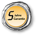 5 jahre Garantie