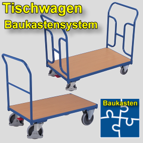 Rollwangen Tischwagen-Baukastensystem,  Rollwangen